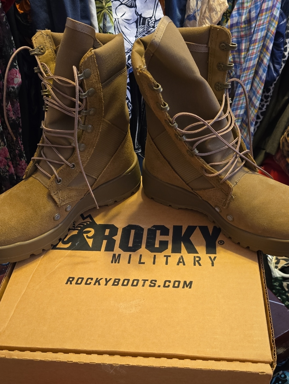 Rocky Tactical Field Boots in Tan